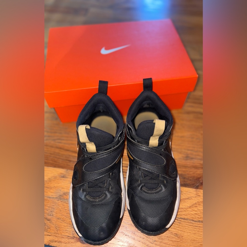 Nike Black and Tan Sneakers